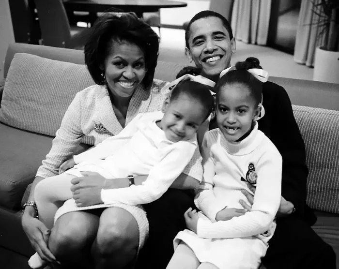 The Obama Family Waiting For Senate Bid Results
