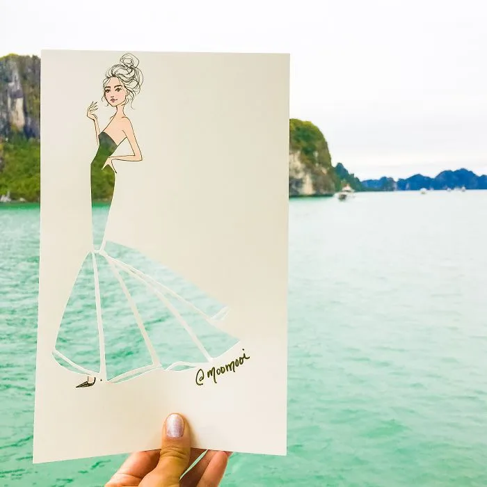 Flower Fashion Illustrations