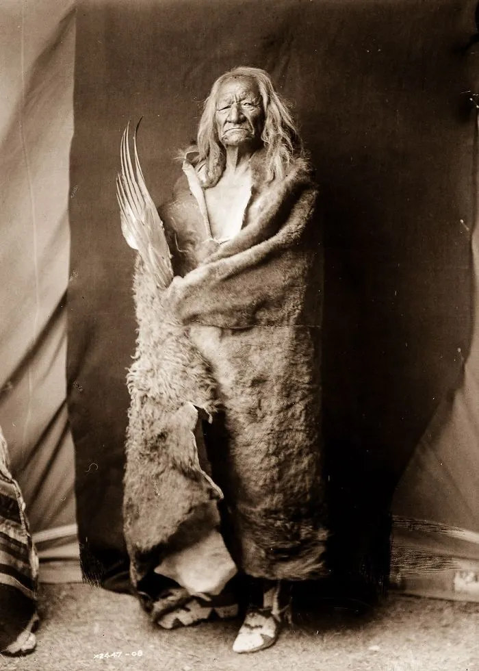 Black Eagle, An Assiniboin Man, 1908