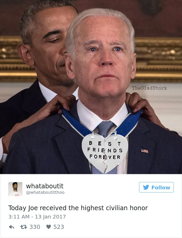 30 Hilarious Memes About Obama Surprising Joe Biden With The Medal Of Freedom