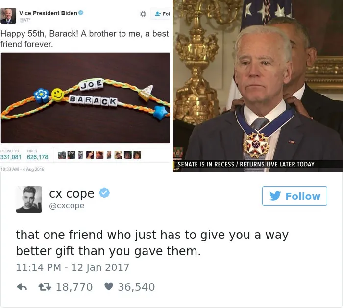 30 Hilarious Memes About Obama Surprising Joe Biden With The Medal Of Freedom