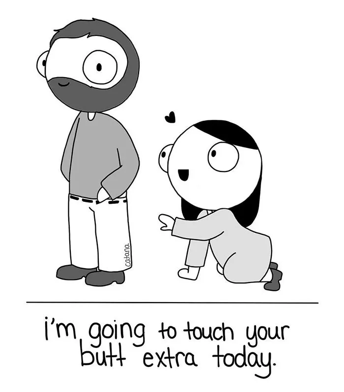 Girlfriend Secretly Illustrates Everyday Life With Her BF, He Uploads Comics Online And They Go Viral