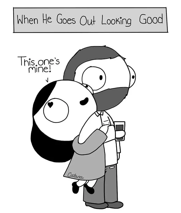 Girlfriend Secretly Illustrates Everyday Life With Her BF, He Uploads Comics Online And They Go Viral