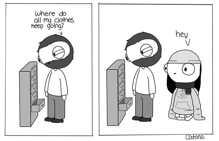 Girlfriend Secretly Illustrates Everyday Life With Her BF, He Uploads Comics Online And They Go Viral