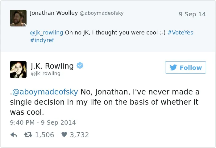 69 Times J. K. Rowling Brutally Destroyed Internet Trolls