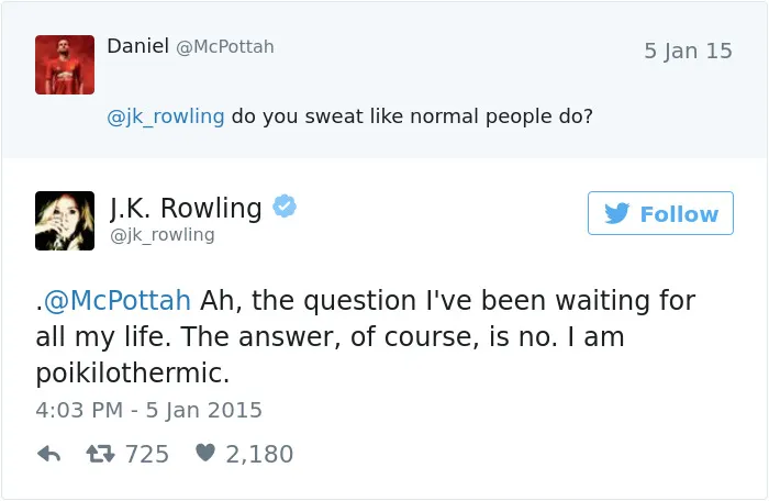 69 Times J. K. Rowling Brutally Destroyed Internet Trolls