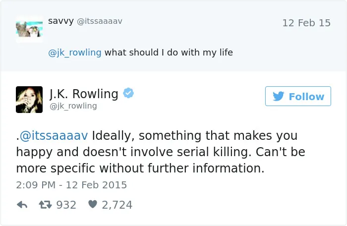 69 Times J. K. Rowling Brutally Destroyed Internet Trolls