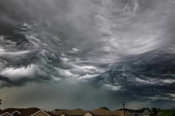 Sky That Looks Like A Rough Sea
