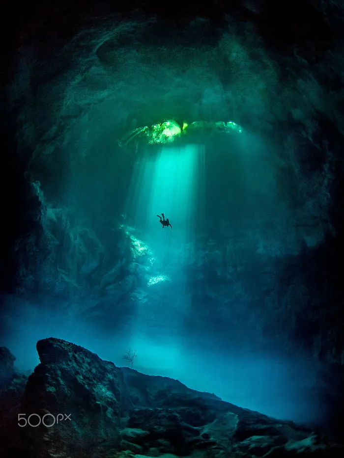 Lugar de buceo en Tulum, México