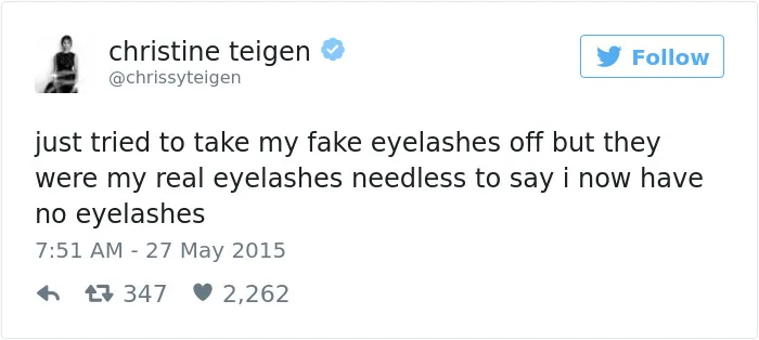 Christine Teigen Tweets