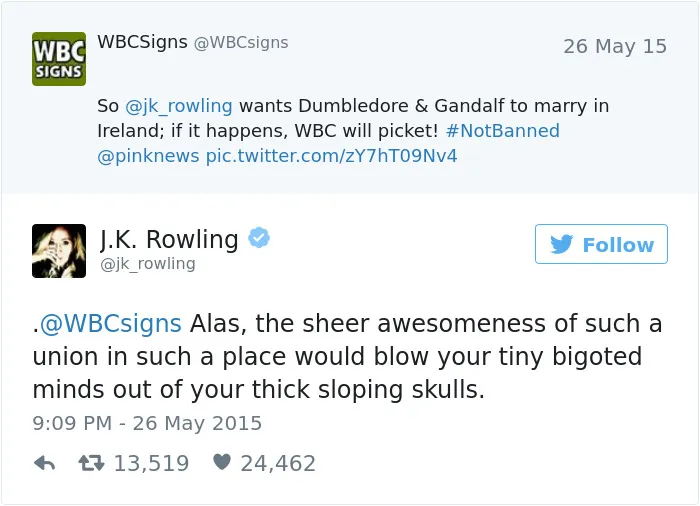 69 Times J. K. Rowling Brutally Destroyed Internet Trolls