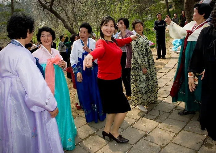 Dances In The Park, North Korea