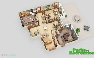 7 Incredibly Detailed 3D Floor Plans Of Your Favorite TV Shows