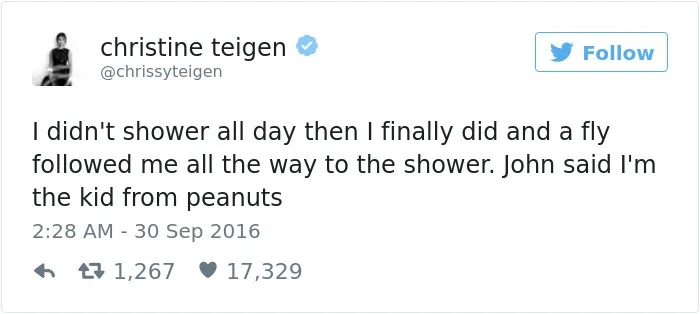 Christine Teigen Tweets