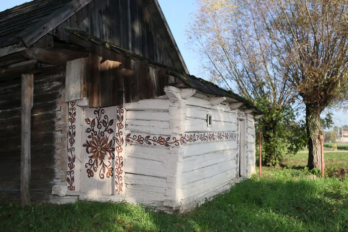 Little Polish Village Where Everything Is Covered In Colorful Flower Paintings