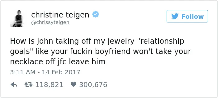 Christine Teigen Tweets