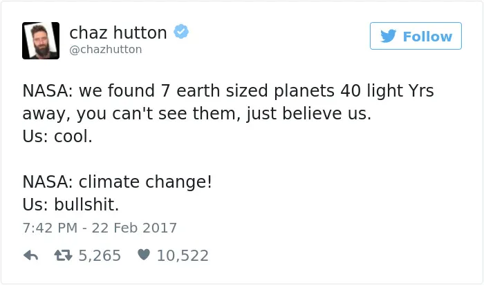 131 Priceless Reactions To NASA's Discovery Of 7 New Earth-Like Planets