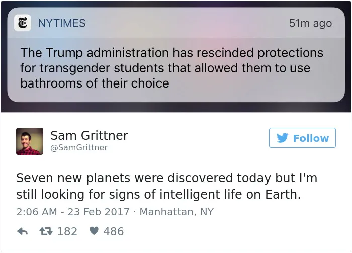 131 Priceless Reactions To NASA's Discovery Of 7 New Earth-Like Planets