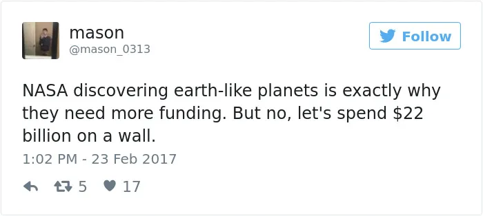 131 Priceless Reactions To NASA's Discovery Of 7 New Earth-Like Planets