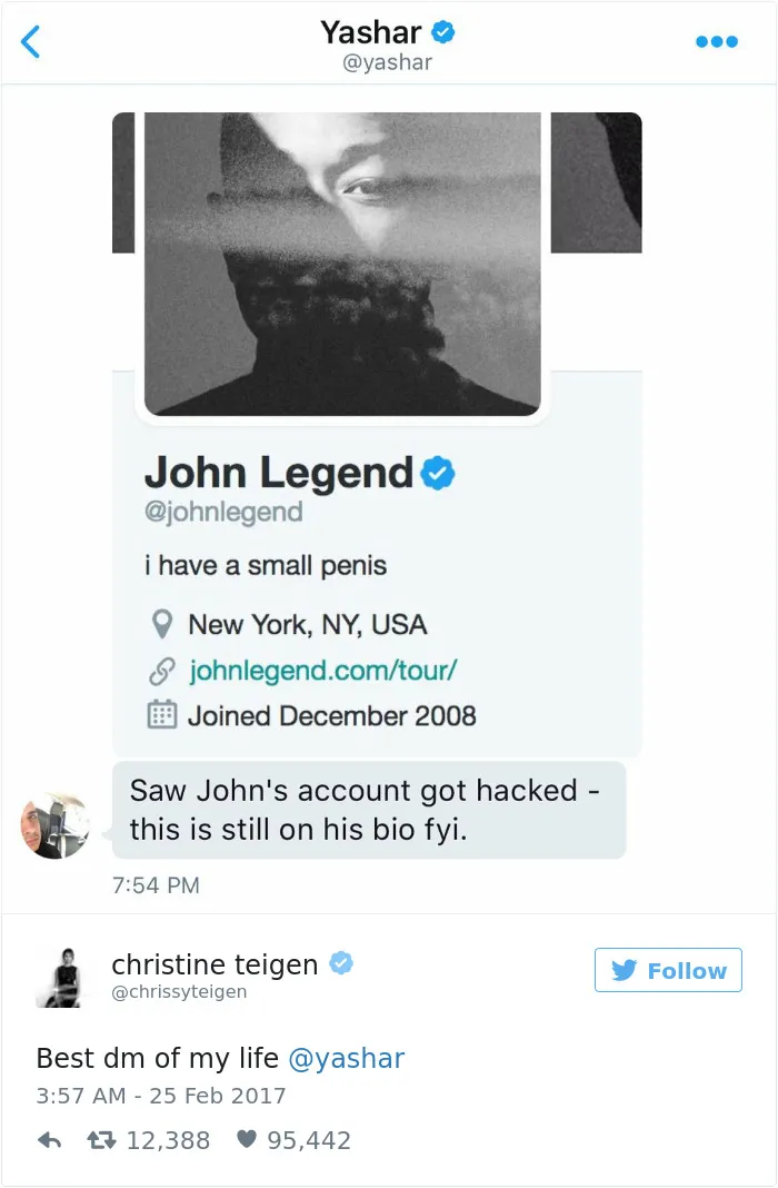 Christine Teigen Tweets