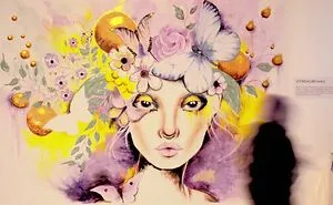 I Painted 10ft Mural Entirely Out Of Makeup