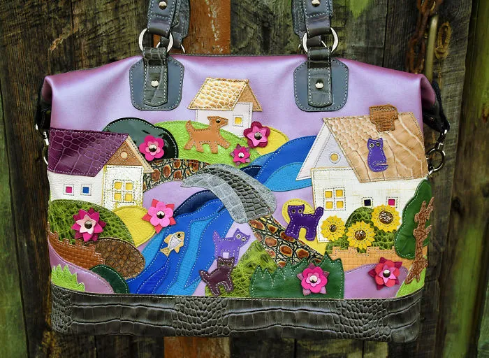 Whole History In Your Hands: Amazing Leather Bags By Russian Craftswoman Bella Kolosova