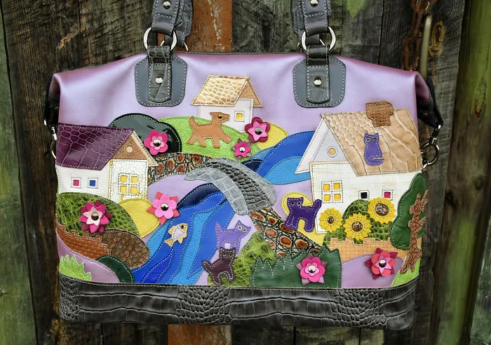 Whole History In Your Hands: Amazing Leather Bags By Russian Craftswoman Bella Kolosova