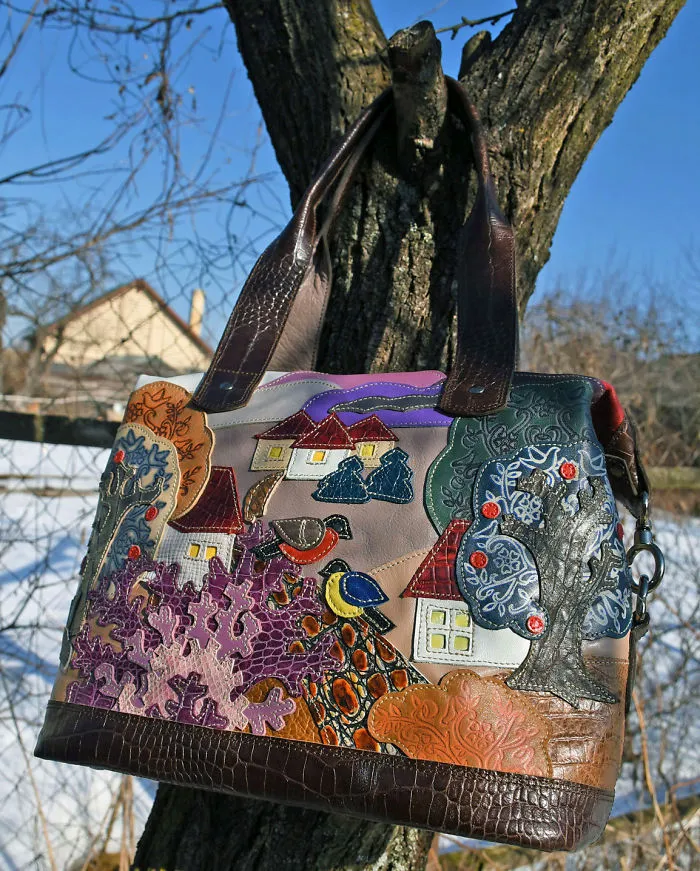 Whole History In Your Hands: Amazing Leather Bags By Russian Craftswoman Bella Kolosova