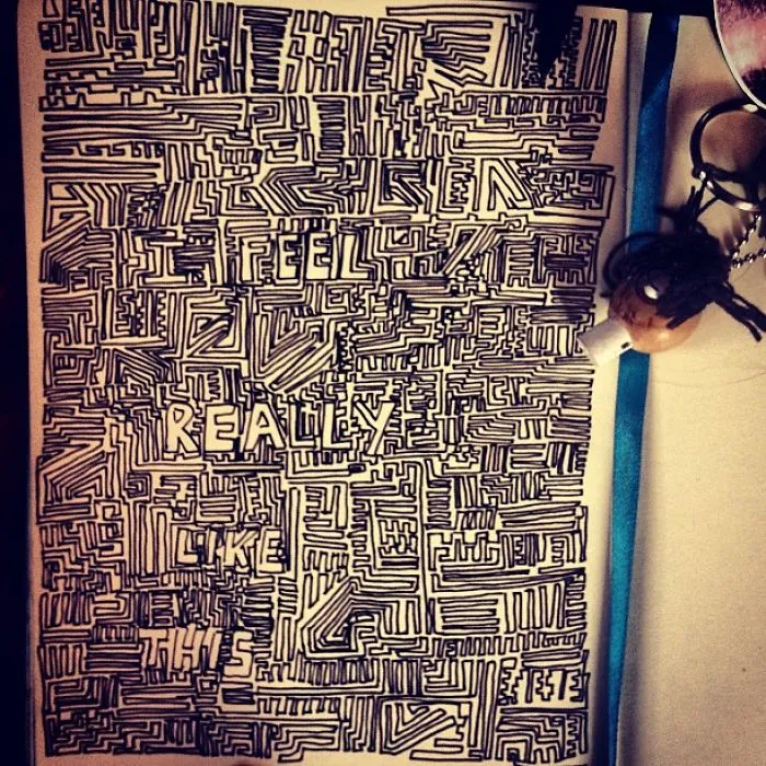 Series Of Offbeat Drawings That Interpret My Feelings