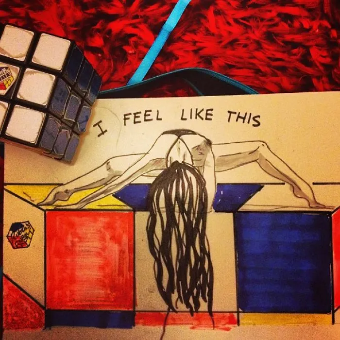 Series Of Offbeat Drawings That Interpret My Feelings