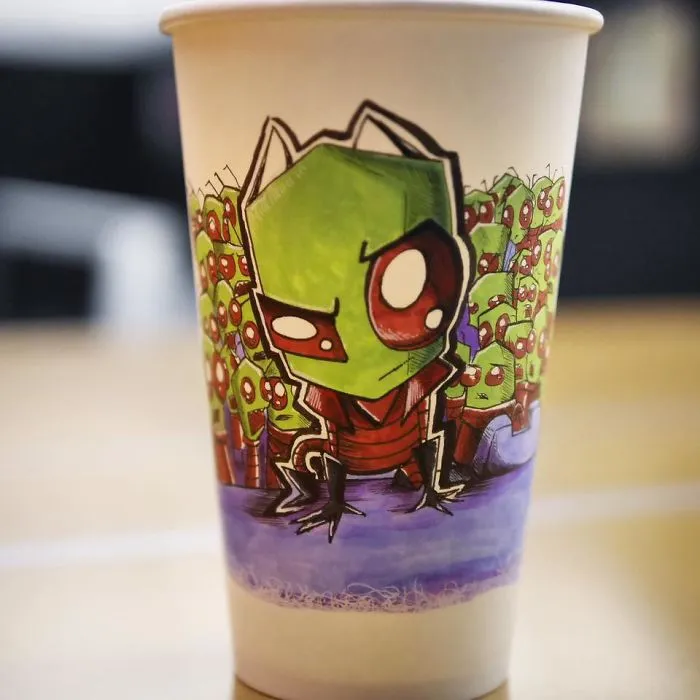 I Illustrate Coffee Cups In My Free Time