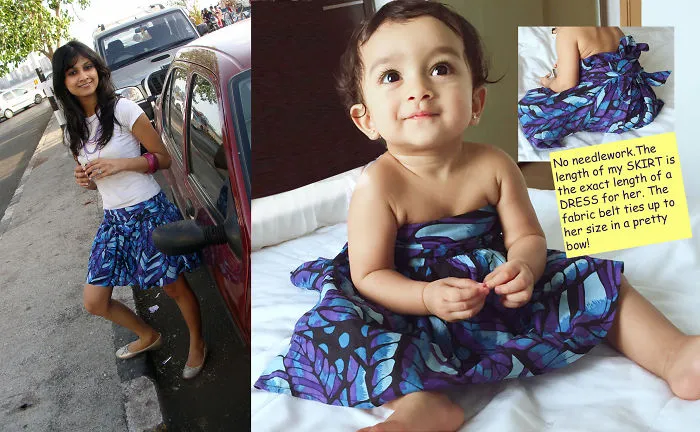 I Make My Daughter's Clothes From Mine Under 2 Minutes!