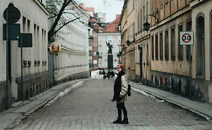 Georgian Sister And Brother In Warsaw, Poland