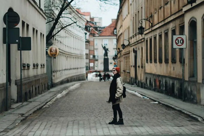 Georgian Sister And Brother In Warsaw, Poland