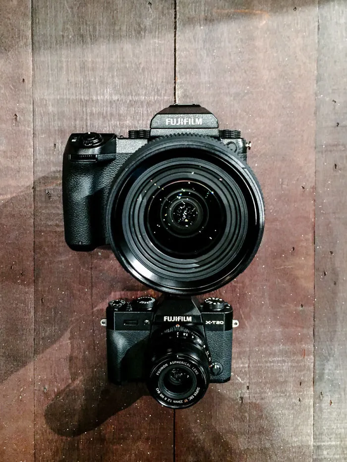 How Small Is Fujifilm's X-T20? And Just How Big Is Their Gfx?