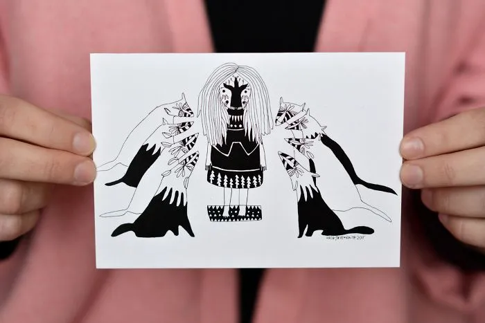 Printed Postcards By Artist, Illustrator Yaska Art