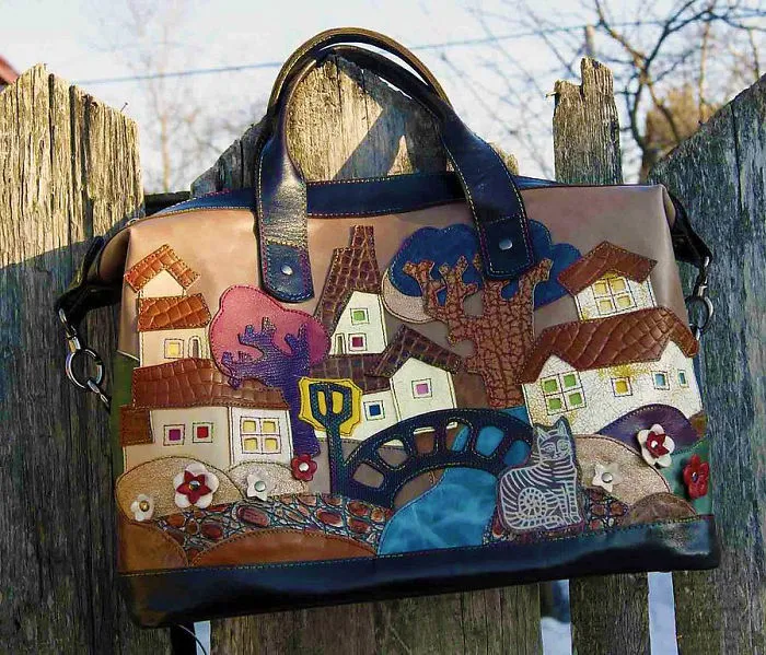 Whole History In Your Hands: Amazing Leather Bags By Russian Craftswoman Bella Kolosova