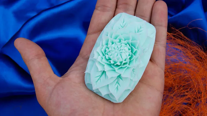 I Create Intricate Pieces Of Carved Art From Soap
