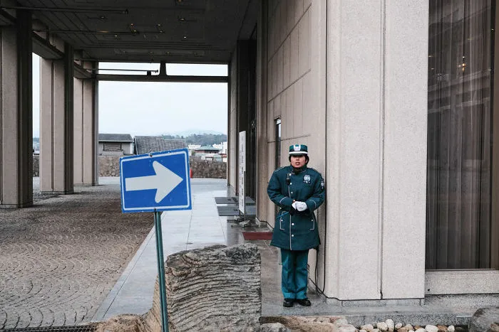 It's Cold Out Here, Security Guard At The Westin Miyako