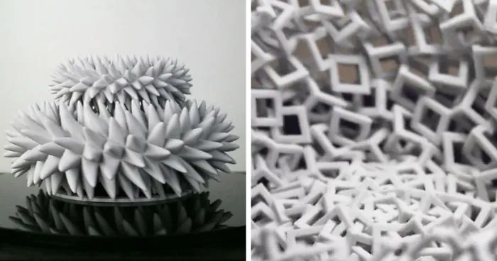 3D-Printed Sculptures 'Bloom' Under A Strobe Light