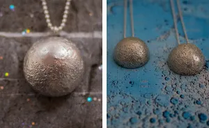 Using Nasa's Topographically Accurate Moon Maps, My Friend Created This Jewelry