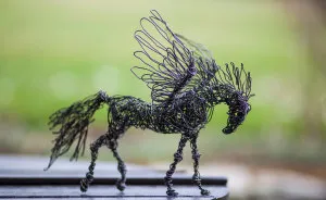 I Create Animal Sculptures Using Wire To Spread Awareness About Our Endangered Nature