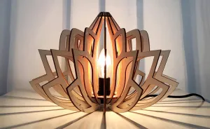 I Create Eco-Friendly "Lotus" Lamps