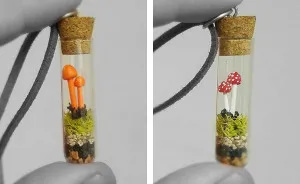 I Made These Cute Mini Mushroom Pendants