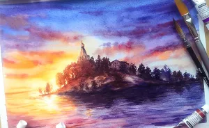 I Paint Architectural Landscapes Of Russian Cities Using Watercolours