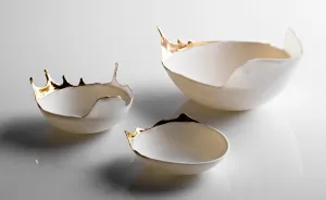We Create Porcelain Bowls That Look Fluid