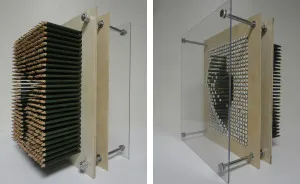 I Made This Art Project Using 560 Pencils