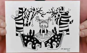 Printed Postcards By Artist, Illustrator Yaska Art