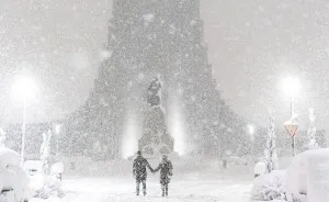 Today In Iceland, We Woke With The Highest Amount Of Snow Ever Recorded In February
