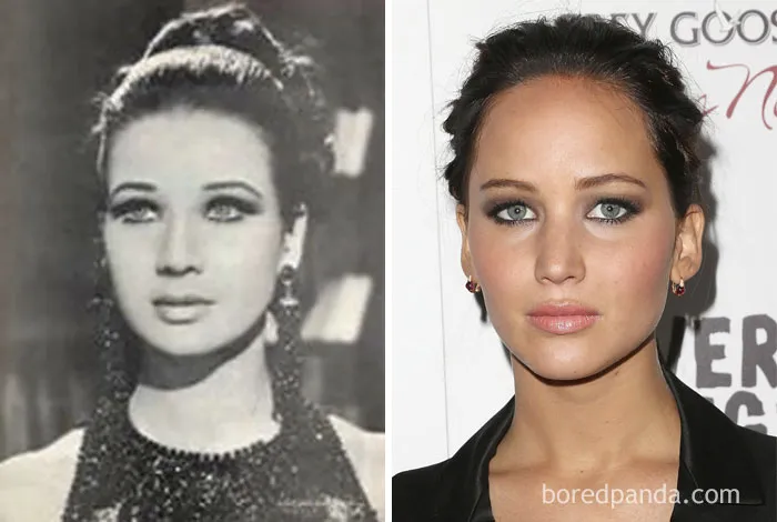 La Actriz Egipcia Zubaida Tharwat (1940-2016) Y Jennifer Lawrence
